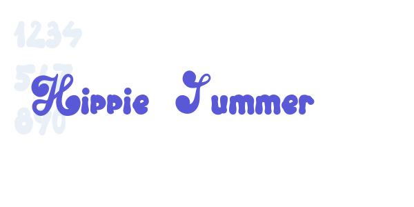 Hippie Summer font