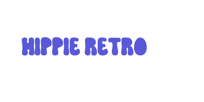 Hippie Retro Font Download