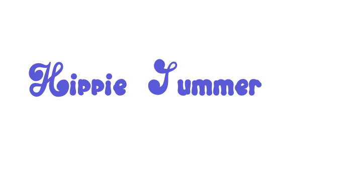 Hippie Summer Font Download