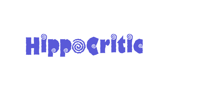 HippoCritic Font Download