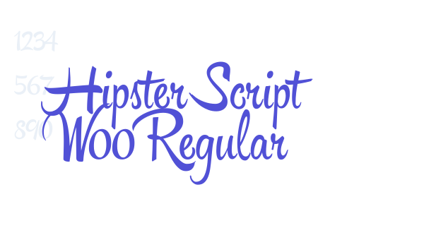 Hipster Script W00 Regular font download