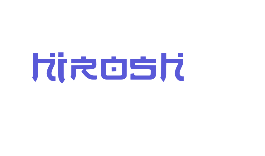 Hirosh Font Download