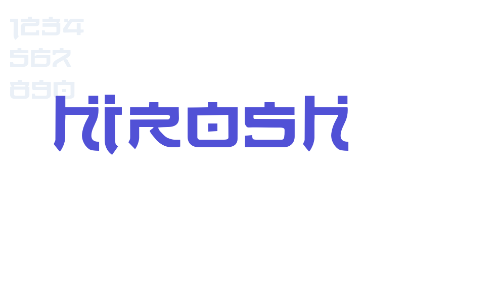 Hirosh-font-download