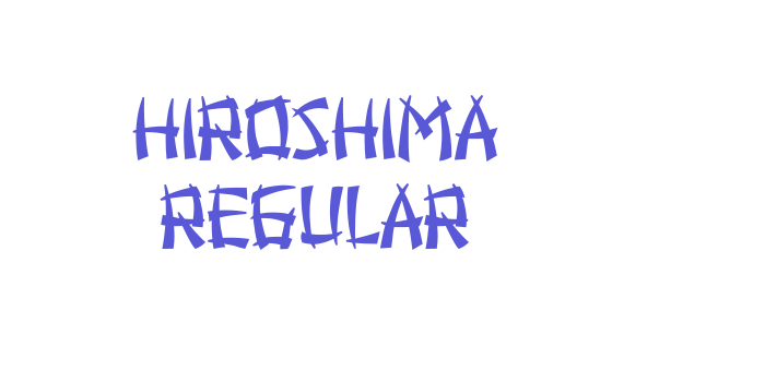 Hiroshima Regular Font Download