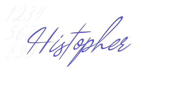 Histopher font free