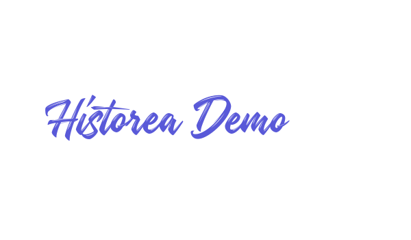 Historea Demo font free