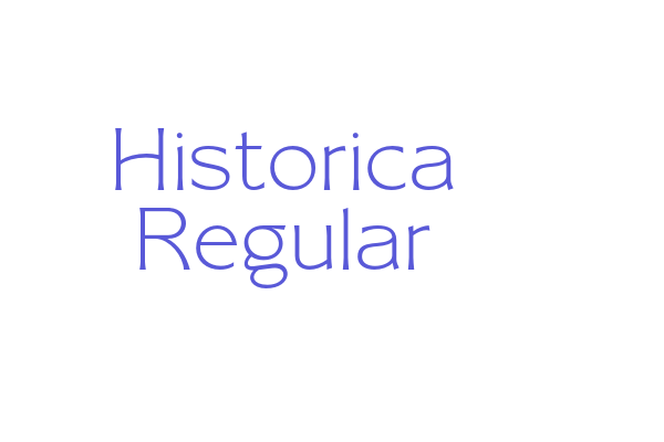 Historica Regular Font