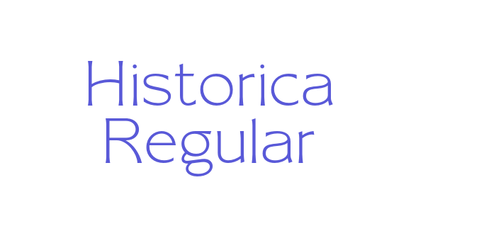 Historica Regular Font Download