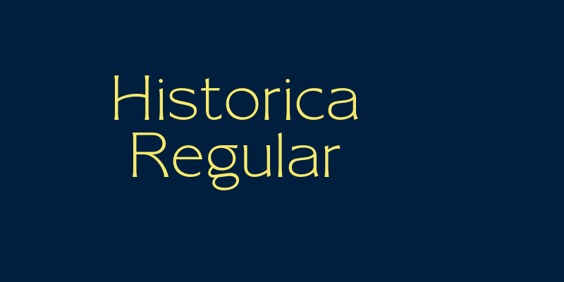 Historica Regular