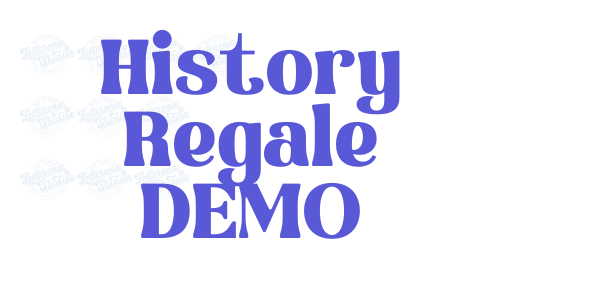 History Regale DEMO font free