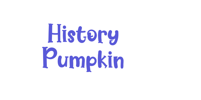 History Pumpkin Font