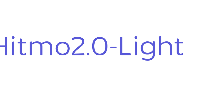 Hitmo2.0-Light Font Download