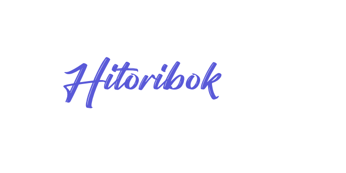 Hitoribok Font Download