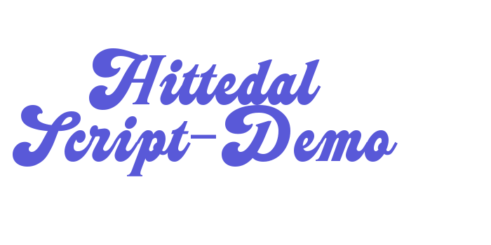 Hittedal Script-Demo Font Download