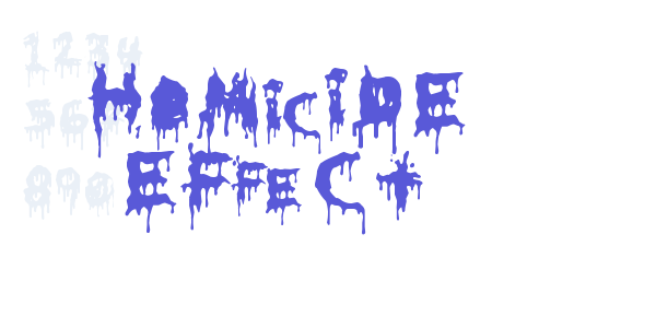 HoMicIDE EFfeCt font free