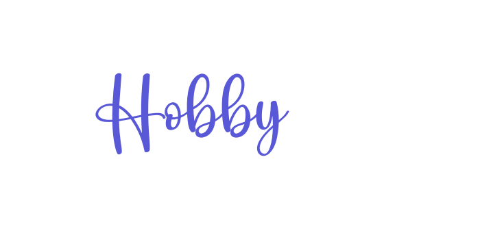 Hobby Font Download