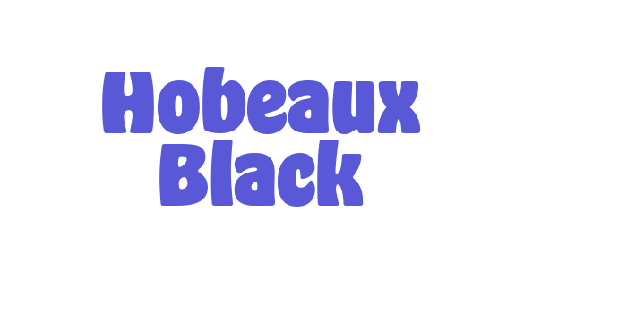 Hobeaux Black Font Download