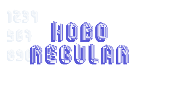 Hobo Regular font free