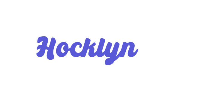 Hocklyn Font Download