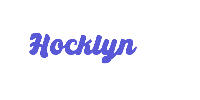 Hocklyn Font