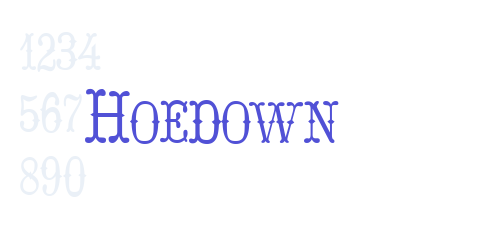 Hoedown-font-download