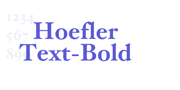 Hoefler Text-Bold font free