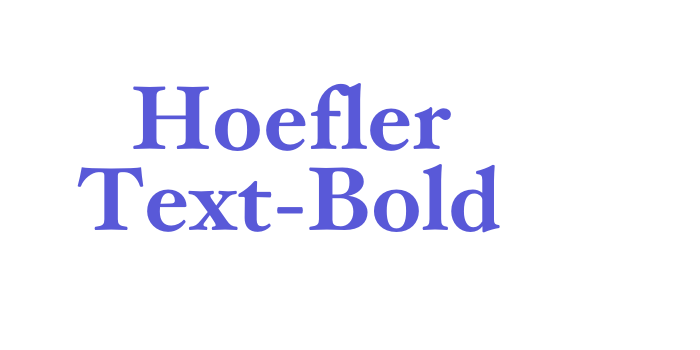 Hoefler Text-Bold Font Download