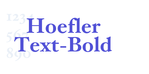 Hoefler Text-Bold
