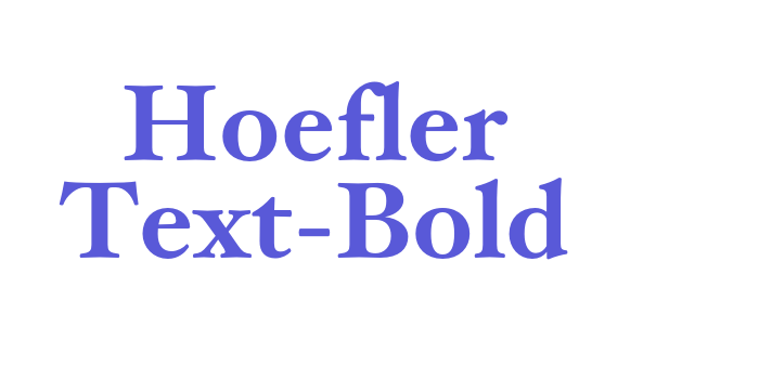 Hoefler Text-Bold Font