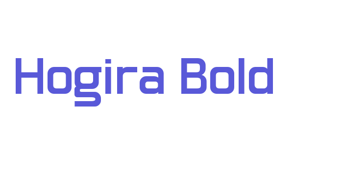 Hogira-Bold Font