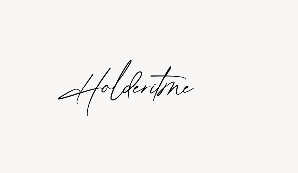 Holderitme Font