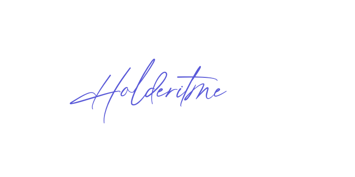 Holderitme Font Download