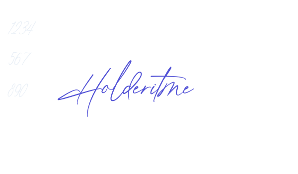 Holderitme font download