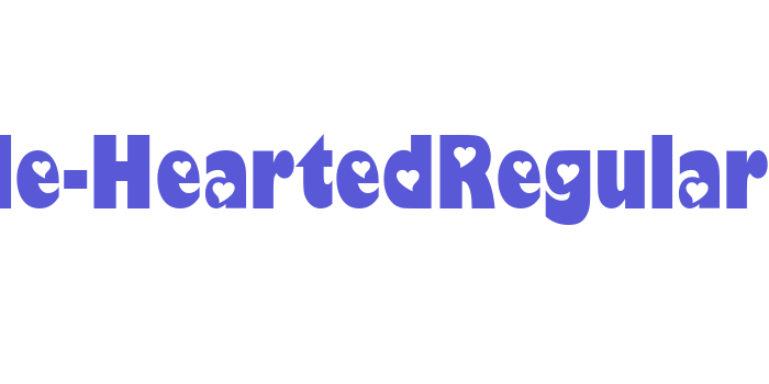 Hole-HeartedRegular Font Download