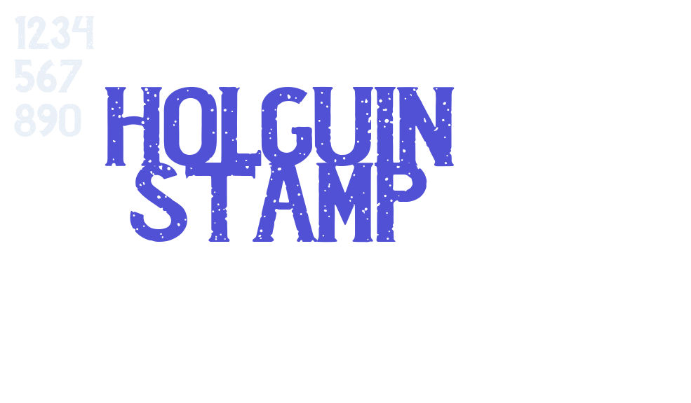 Holguin Stamp-font-download