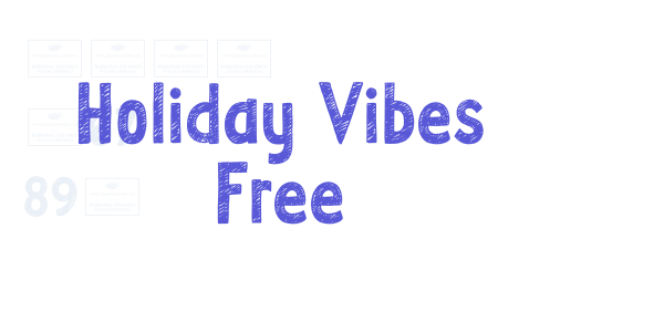 Holiday Vibes Free font free