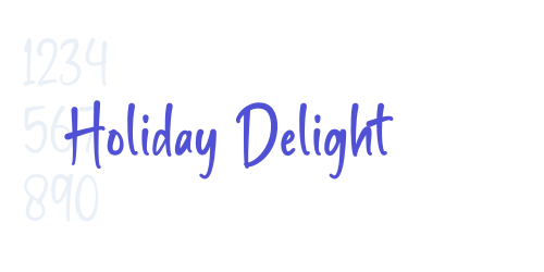 Holiday Delight-font-download