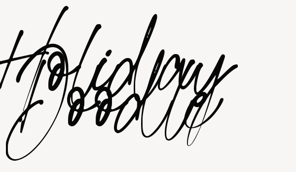 Holiday Doodle Font