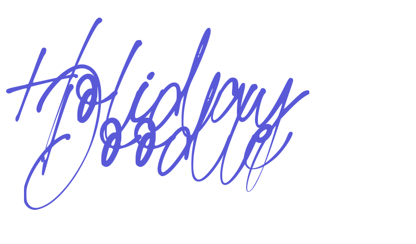 Holiday Doodle Font