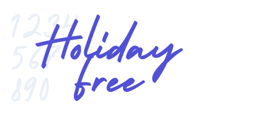 Holiday Free-font-download