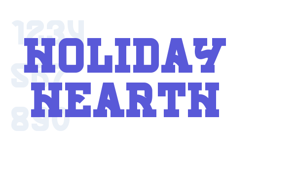 Holiday Hearth Font