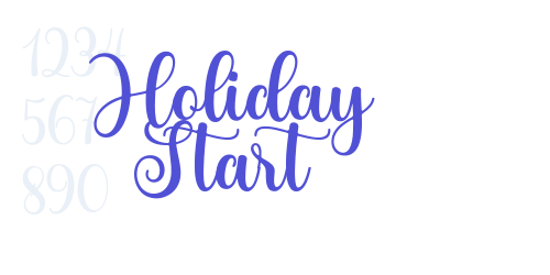 Holiday Start-font-download