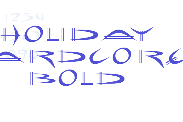 Holiday hardcore Bold