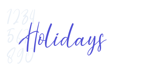 Holidays-font-download