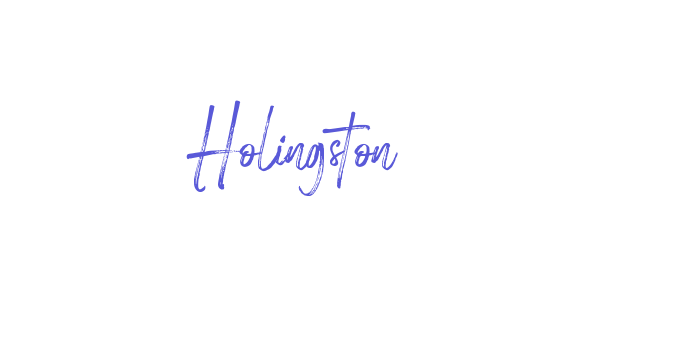 Holingston Font