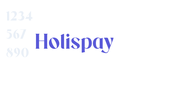 Holispay font free