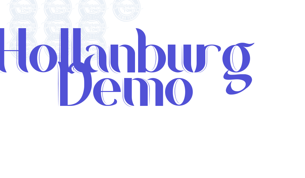 Hollanburg Demo-font-download