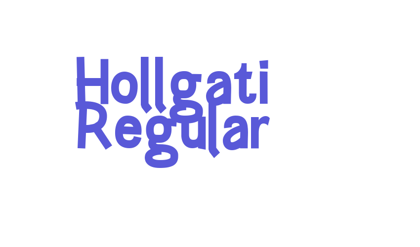 Hollgati-Regular Font Download