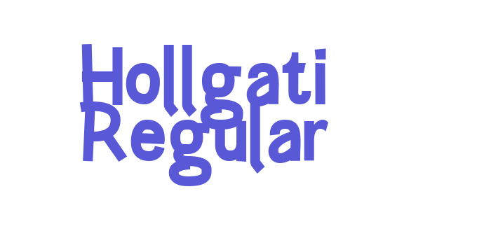 Hollgati-Regular Font Download