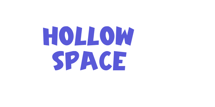 Hollow Space Font Download